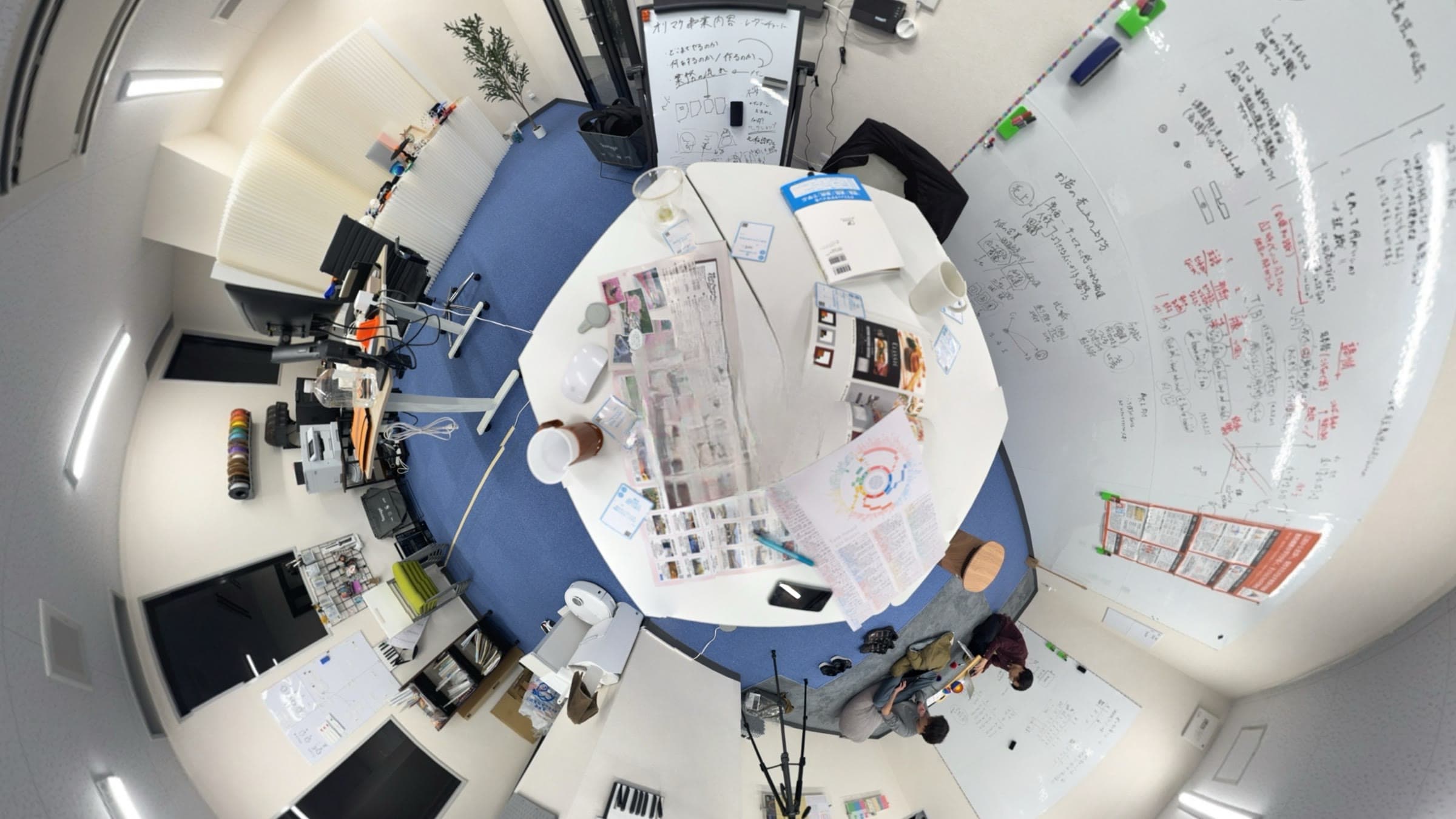 360°カメラで撮影したオリジナルスクールの教室全景
